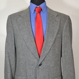 Savile Row 40L Sport Coat Blazer Suit Jacket